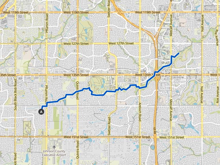 Tomahawk Creek Trail from Amesbury Lake Park to Deer Creek Golf Resort Wanderung Komoot